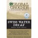2kg Swiss Water Global Grounds Decaf Coffee Beans - 2 x 1kg